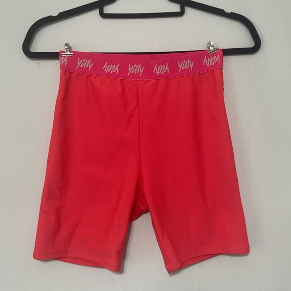 Yitty hot pink high rise biker shorts - Picture 3 of 7